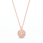 Gates Sunburst Medallion Pendant Necklace