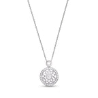 Gates Sunburst Medallion Pendant Necklace