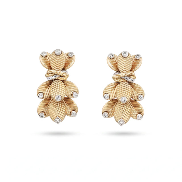 Grain de Cafe Coffee Bean Earrings