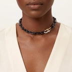 HardWear Black Link Pavé Accent Chain Necklace