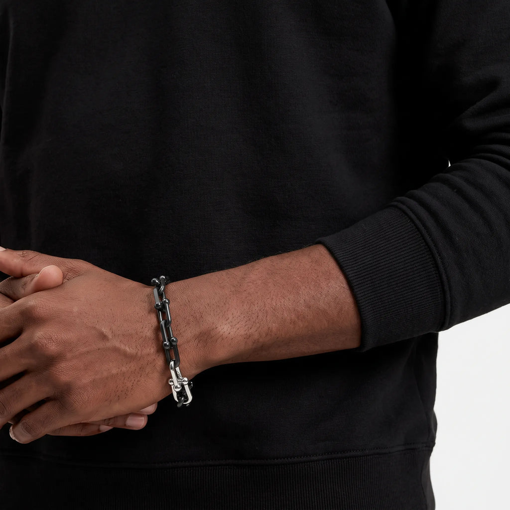 HardWear Black Oval Link Statement Bracelet