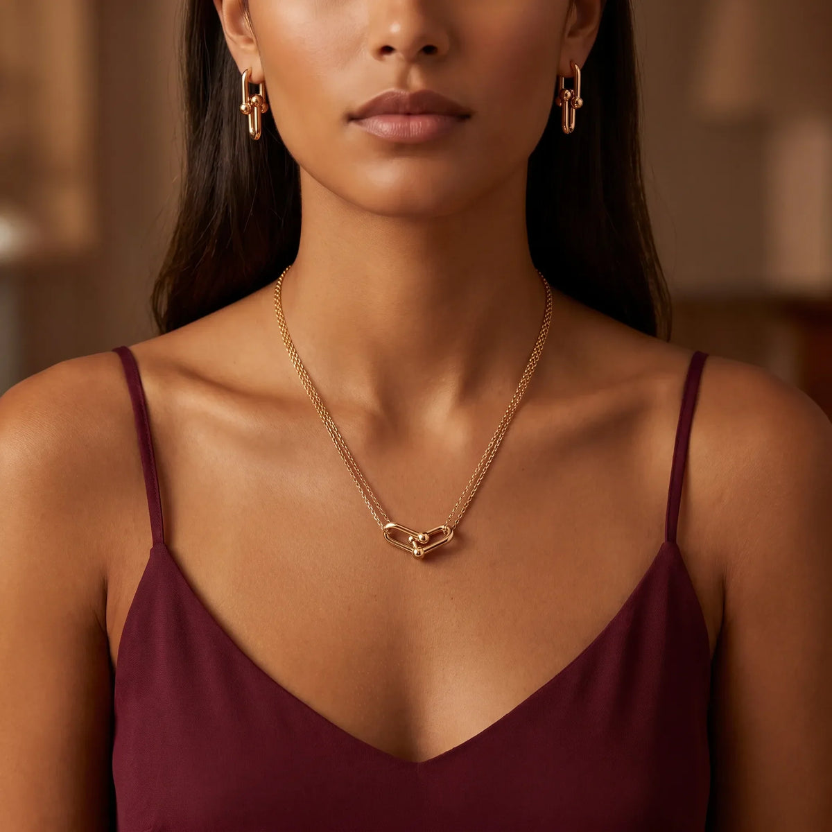 HardWear Double Interlocking Link Pendant Necklace