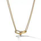 HardWear Double Pavé Interlocking Link Necklace