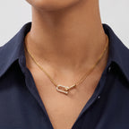 HardWear Double Pavé Interlocking Link Necklace