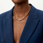HardWear Graduated Link Necklace with Pavé Accent