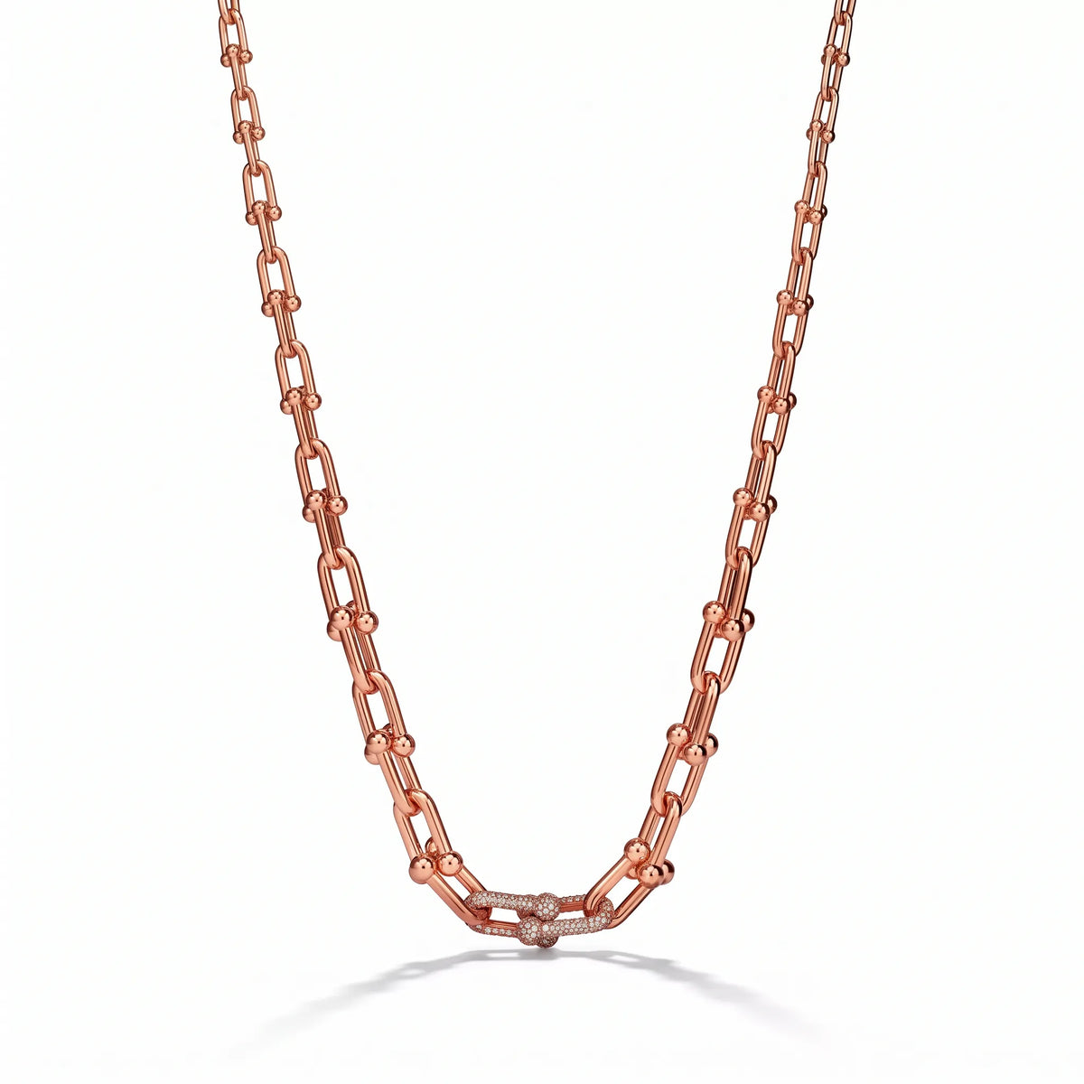 HardWear Graduated Link Necklace with Pavé Accent