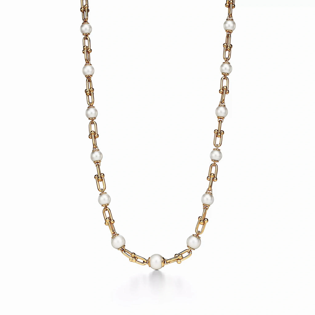 HardWear Graduated Link Pearl Statement Necklace