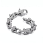 HardWear Grand Full Pavé Chunky Link Bracelet