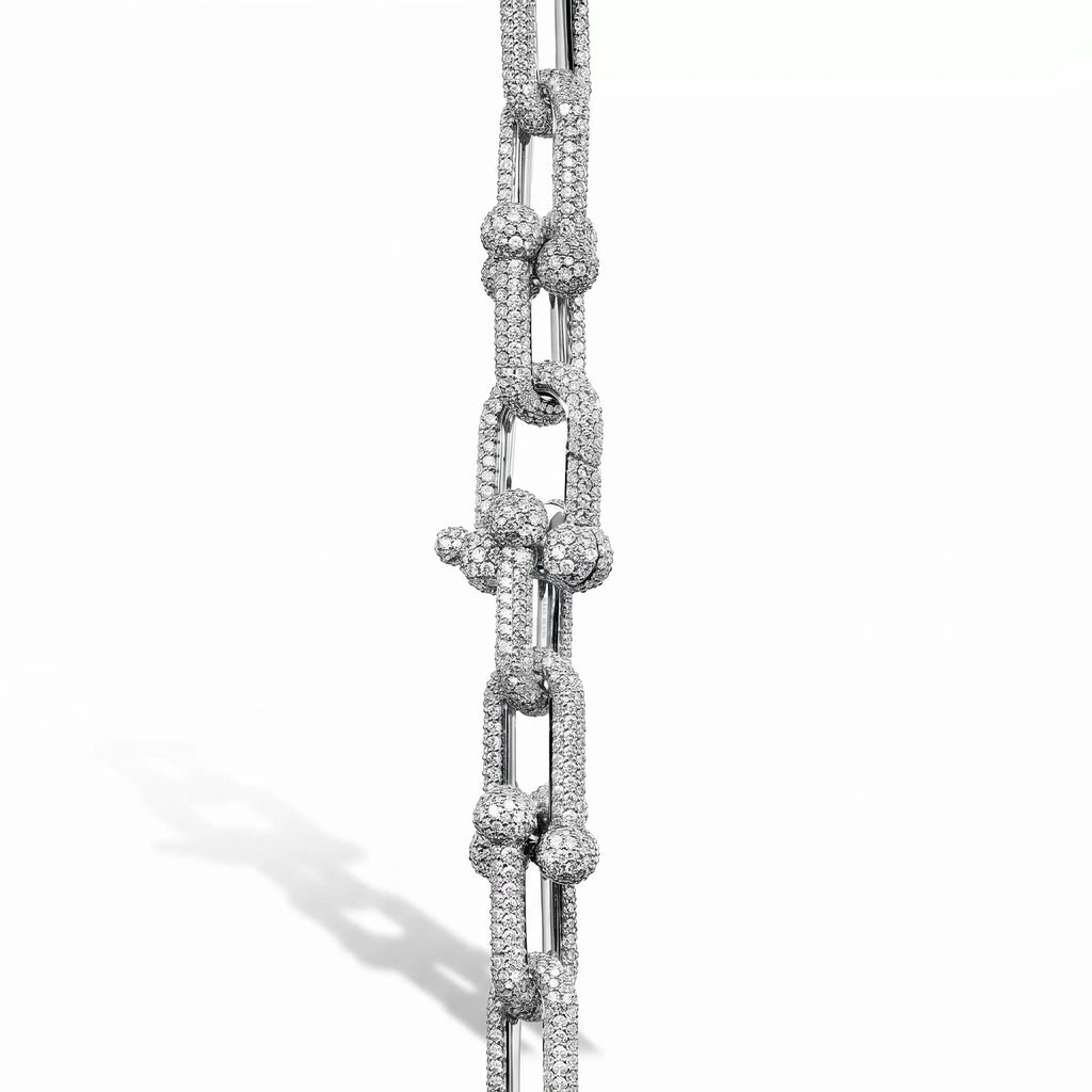 HardWear Grand Full Pavé Chunky Link Bracelet