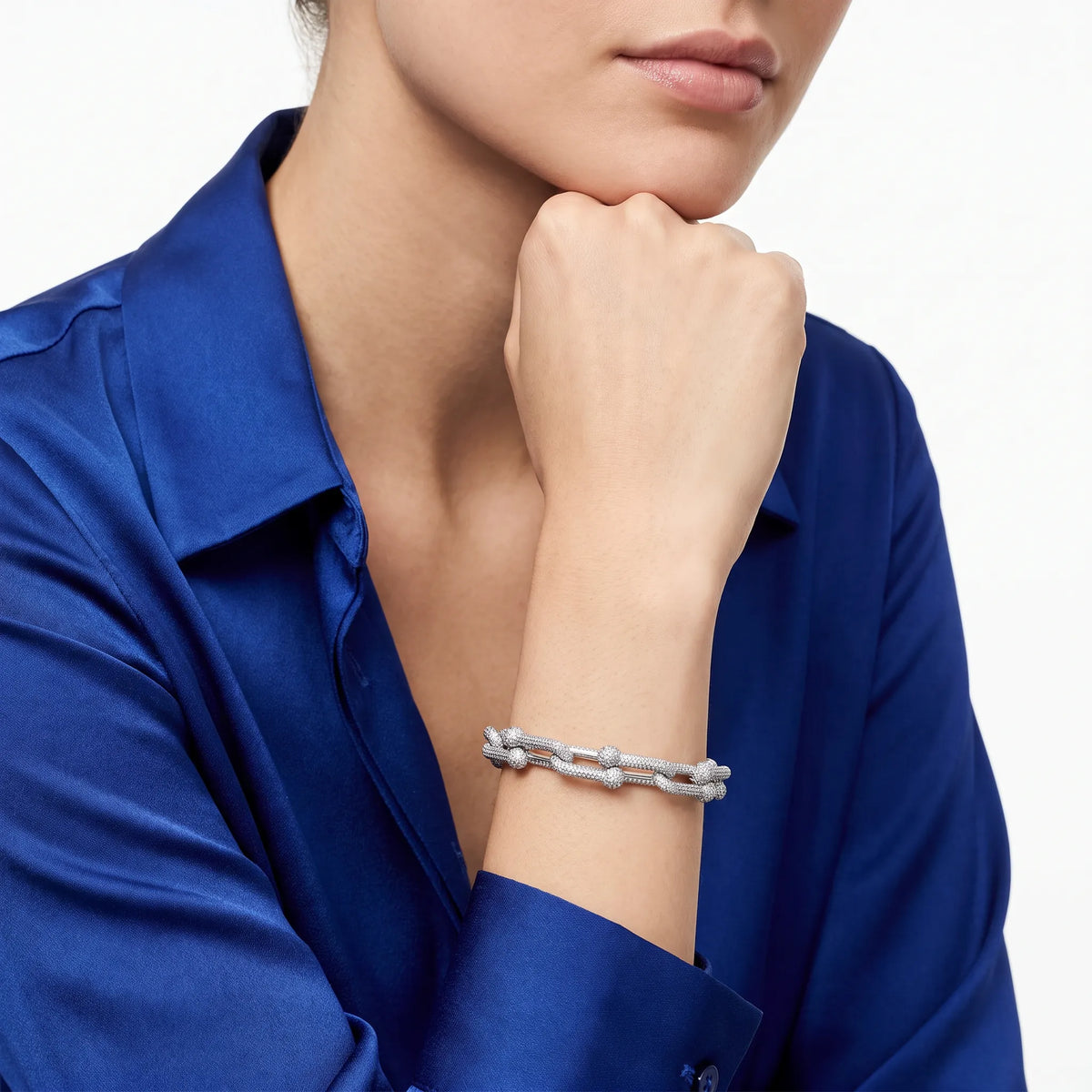 HardWear Grand Full Pavé Chunky Link Bracelet