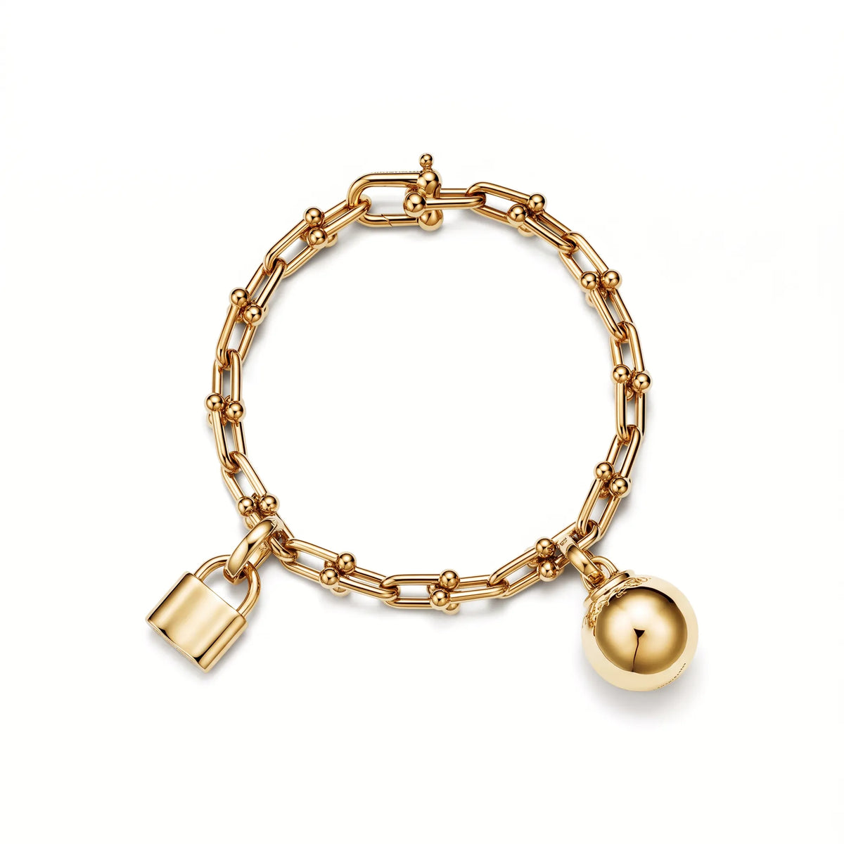 HardWear Lock and Ball Charm Link Bracelet