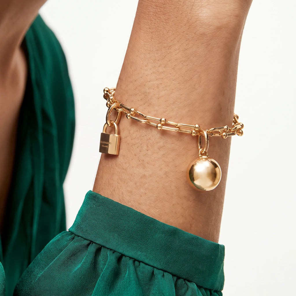 HardWear Lock and Ball Charm Link Bracelet