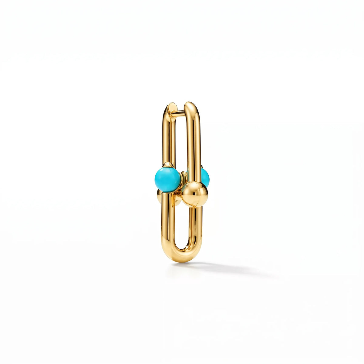 HardWear Medium Link Turquoise Accent Earrings