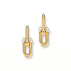 HardWear Medium Link Turquoise Accent Earrings