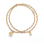 HardWear Orb and Lock Charm Wrap Chain Necklace