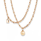 HardWear Orb and Lock Charm Wrap Chain Necklace