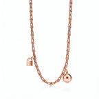 HardWear Orb and Padlock Charm Link Necklace