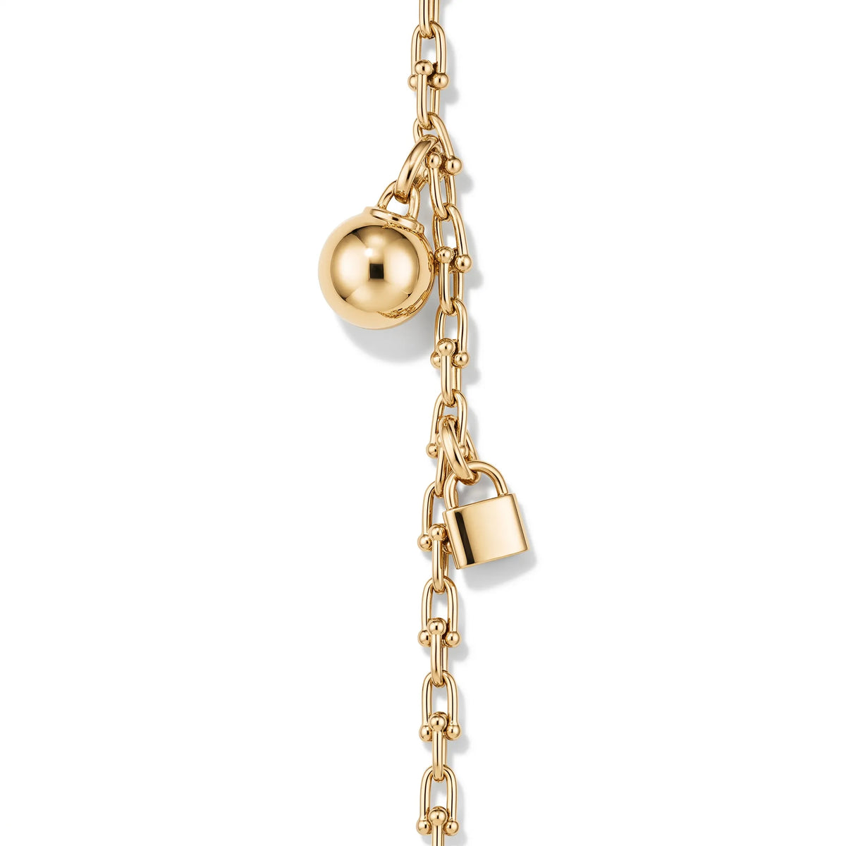 HardWear Orb and Padlock Charm Multi-Wrap Bracelet