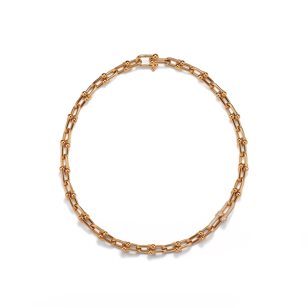 HardWear Pavé Accent Medium Link Chain Necklace