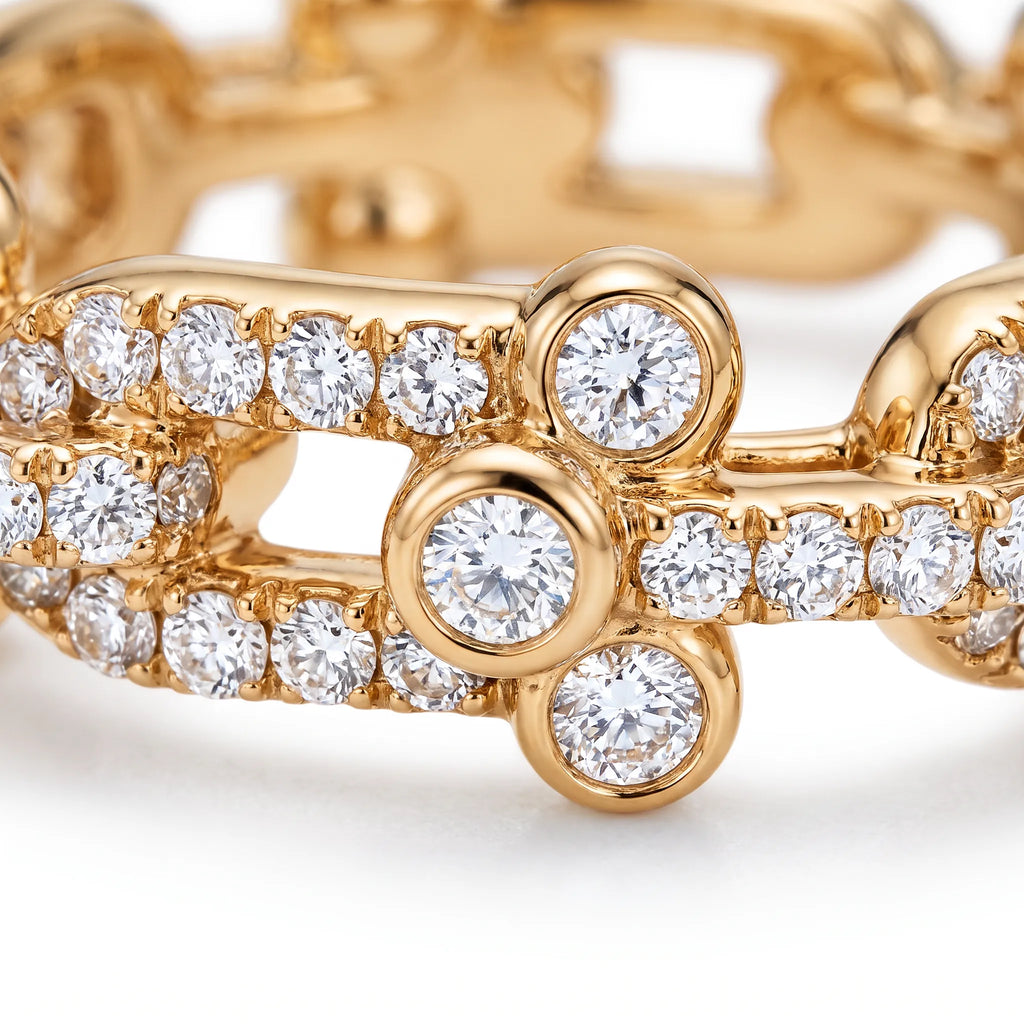 HardWear Pavé Bead Link Ring