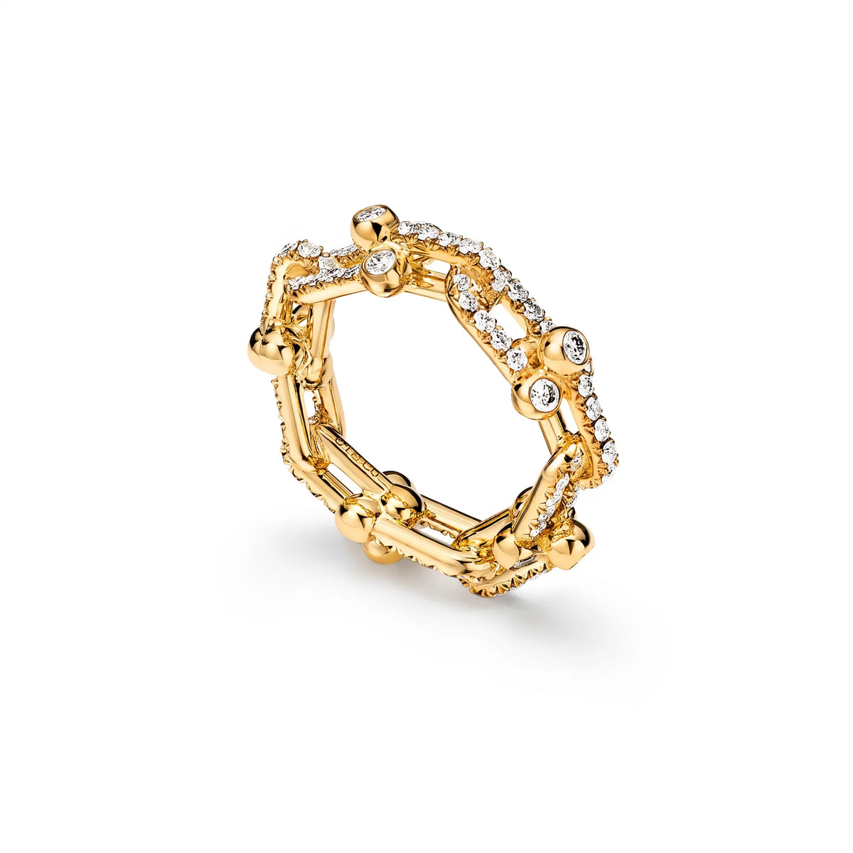 HardWear Pavé Bead Link Ring