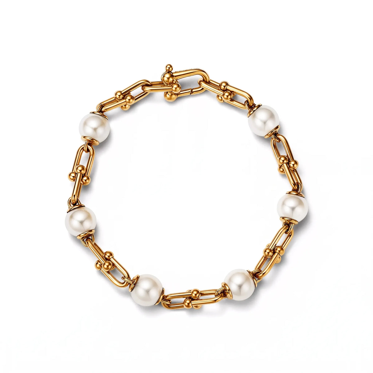 HardWear Pearl Accent Link Chain Bracelet