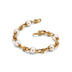 HardWear Pearl Accent Link Chain Bracelet