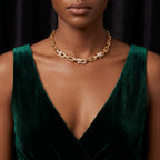 HardWear Triple Pavé Graduated Link Chain Necklace