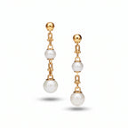 HardWear Triple Pearl-Tone Bead Link Drop Earrings