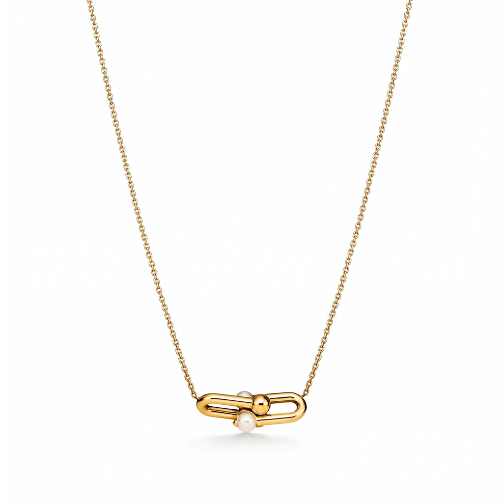 HardWear Turquoise Accent Bar Link Pendant Necklace