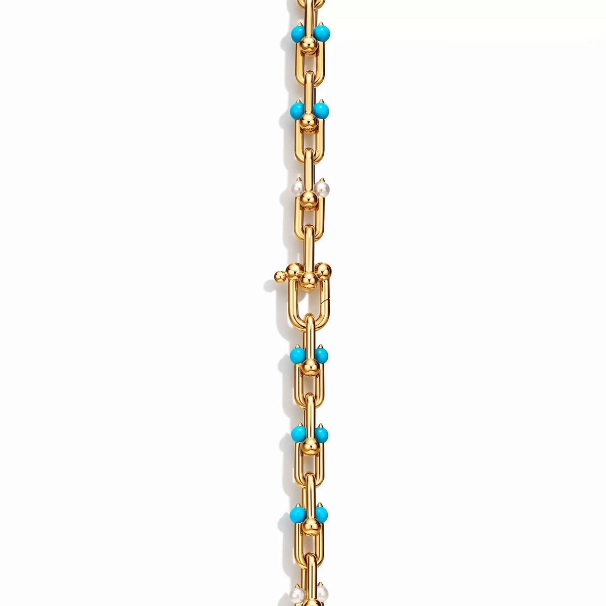 HardWear Turquoise Bead Convertible Long Link Necklace