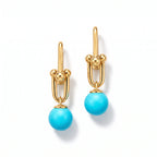 HardWear Turquoise Bead Link Drop Earrings