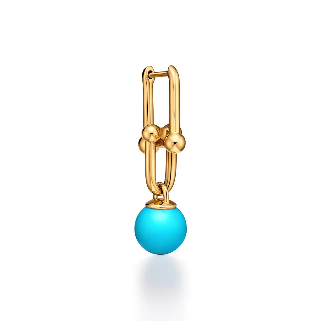 HardWear Turquoise Bead Link Drop Earrings