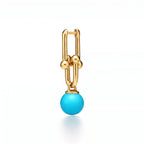 HardWear Turquoise Bead Link Drop Earrings