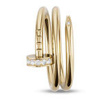 Juste un Clou Accented Wrap Ring