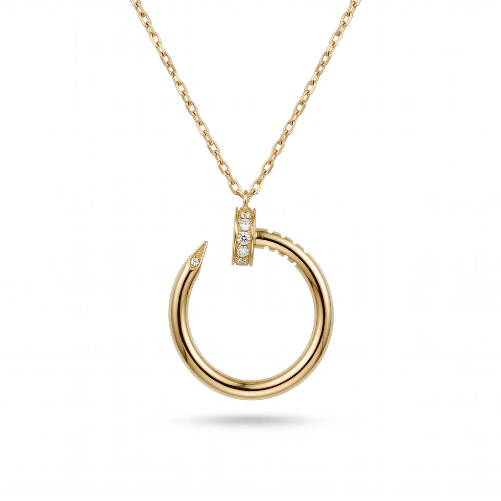 Juste un Clou Circle Nail Pendant