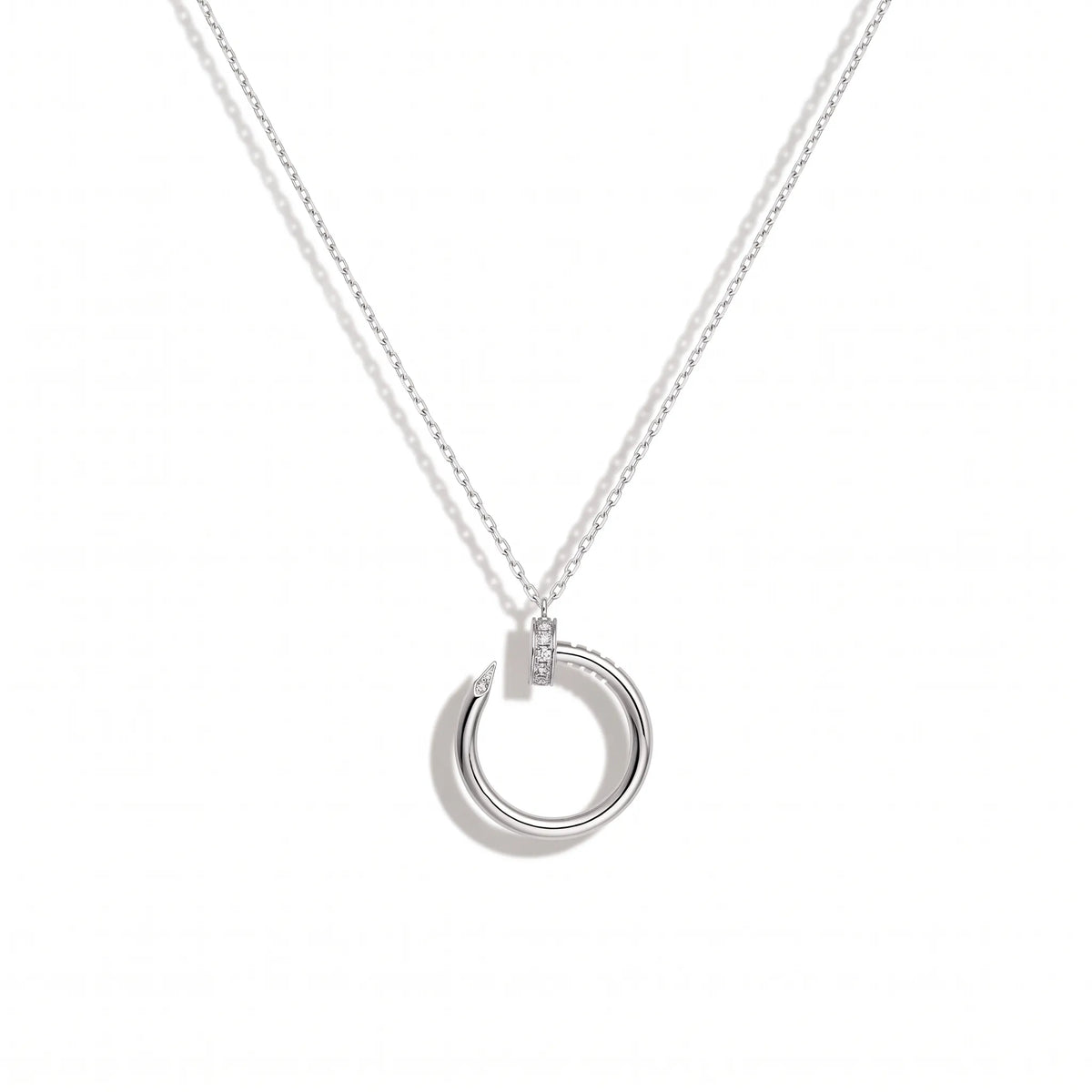 Juste un Clou Circle Nail Pendant