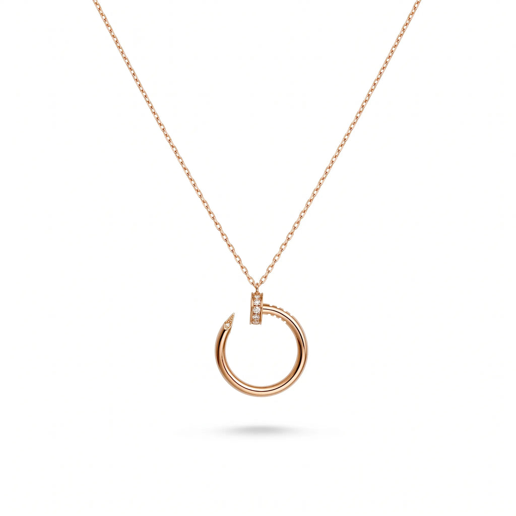 Juste un Clou Circle Nail Pendant
