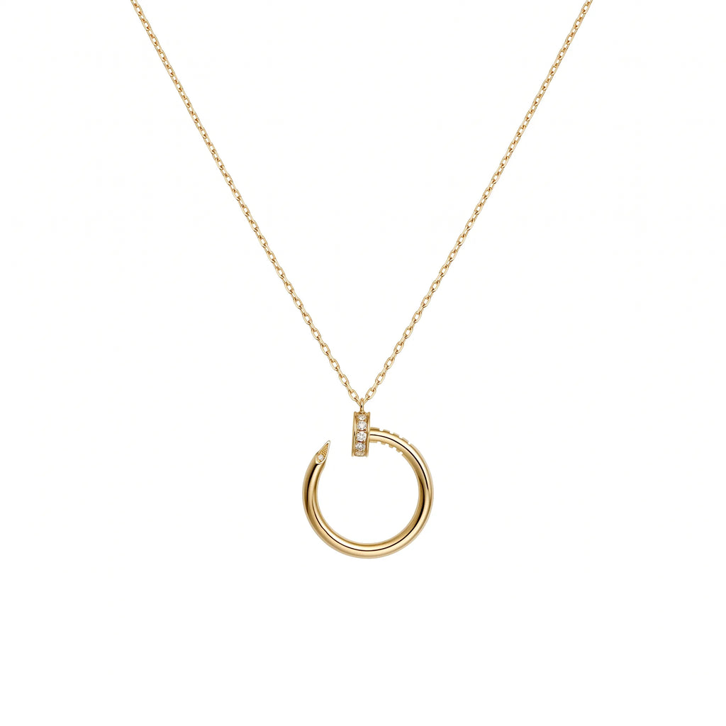 Juste un Clou Circle Nail Pendant