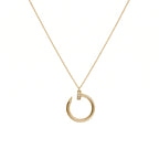 Juste un Clou Circle Nail Pendant