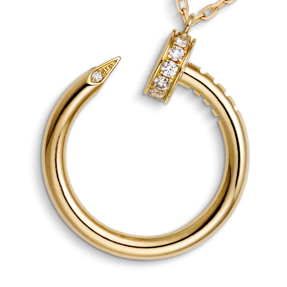 Juste un Clou Circle Nail Pendant
