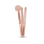 Juste un Clou Double Half Pavé Bracelet