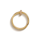Juste un Clou Double Pavé Ring