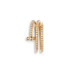 Juste un Clou Double Pavé Ring