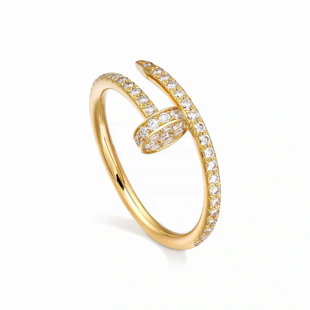 Juste un Clou Half-Pavé Nail Ring