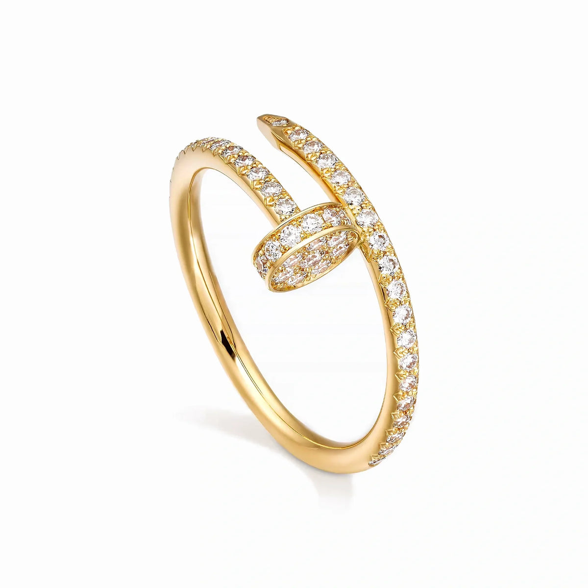 Juste un Clou Half-Pavé Nail Ring