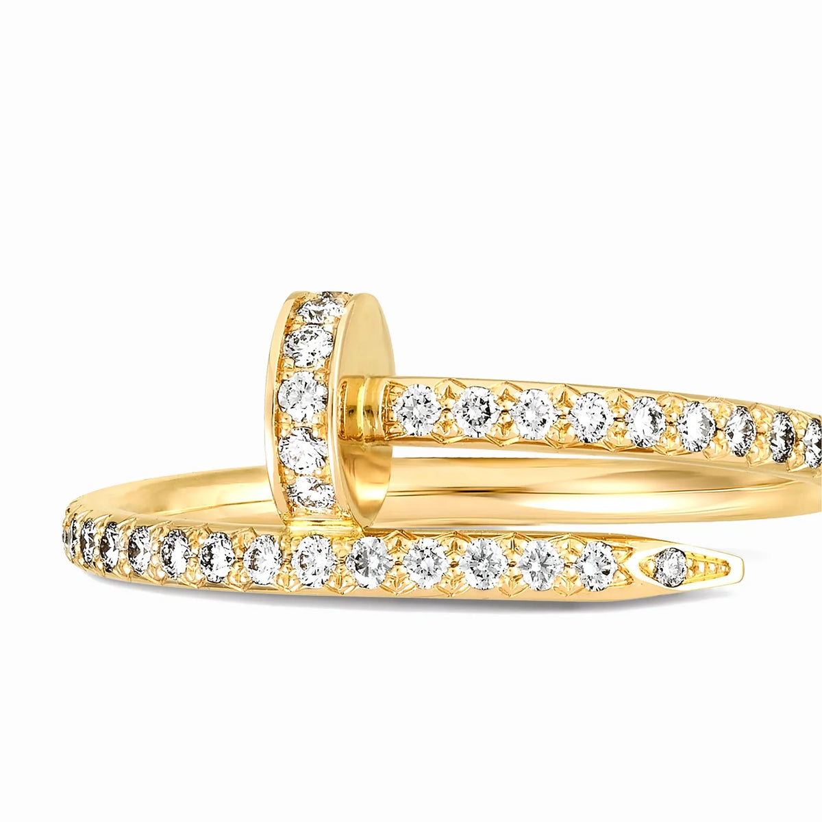 Juste un Clou Half-Pavé Nail Ring