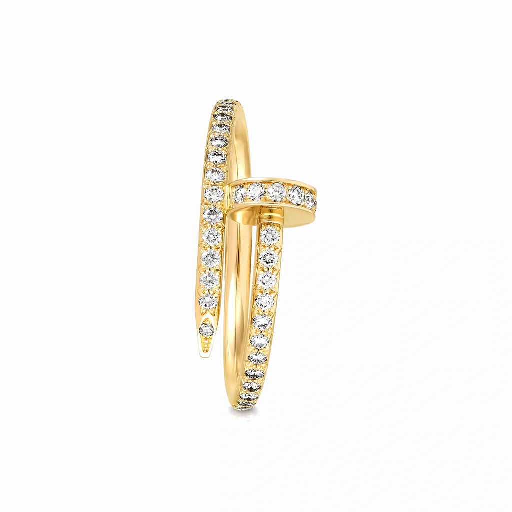Juste un Clou Half-Pavé Nail Ring