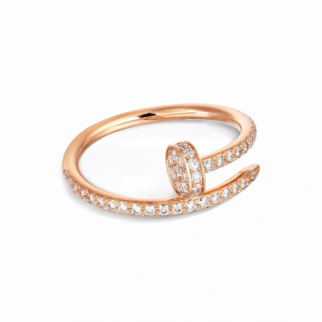 Juste un Clou Half-Pavé Nail Ring