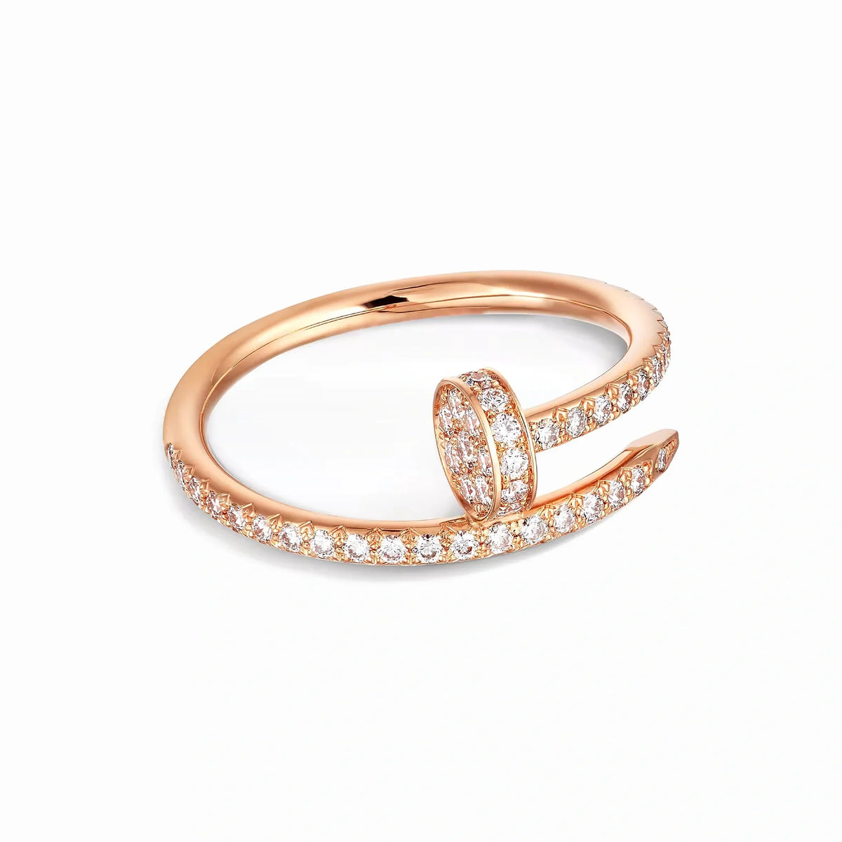 Juste un Clou Half-Pavé Nail Ring